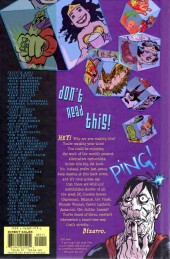 Verso de Bizarro comics (2001) - Bizarro comics