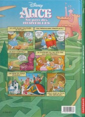 Verso de Les classiques du dessin animé en bande dessinée -25a- Alice au pays des merveilles