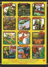 Verso de Vigor (Artima/Arédit) -Rec52- Album N°5 (du n°256 au n°259)