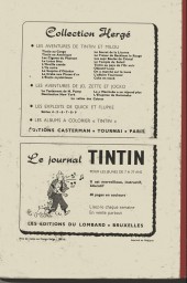 Verso de (Recueil) Tintin (Album du journal - Édition belge) -43- Tome 43