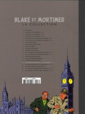 Verso de Blake et Mortimer - La collection (Hachette) -16- Les Sarcophages du 6e continent - Tome I - La Menace universelle
