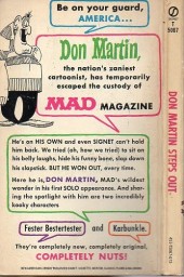 Verso de Mad's Don Martin -a- Steps out!