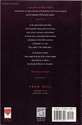 Verso de From Hell (1991) -5- Volume 5