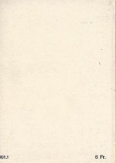 Verso de Jim Canada (Impéria) -Rec044- Collection Reliée N°44 (du n°255 au n°258)