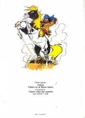 Verso de Yakari -2a1977- Yakari et le bison blanc