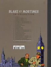 Verso de Blake et Mortimer - La collection (Hachette) -20- La Malédiction des trente deniers - Tome II - La Porte d'Orphée
