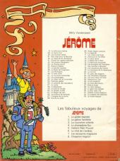 Verso de Jérôme (Les fabuleux voyages de) -8- Chaperon mignon