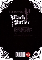 Verso de Black Butler -14- Black Baseball