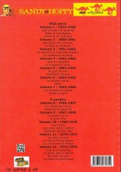 Verso de Sandy & Hoppy -INT07a- Intégrale volume 7: 1965-1966