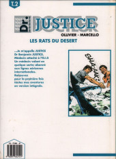 Verso de Docteur Justice (Tout) -2- Les rats du désert
