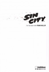 Verso de Sin City -2d2013- J'ai tué pour elle