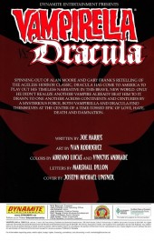 Verso de Vampirella vs. Dracula (2012) -3- Issue 03
