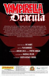 Verso de Vampirella vs. Dracula (2012) -4- Issue 04