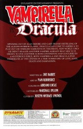 Verso de Vampirella vs. Dracula (2012) -5- Issue 05
