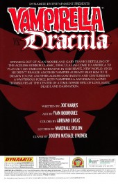 Verso de Vampirella vs. Dracula (2012) -6- Issue 06