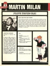 Verso de Martin Milan (2e Série) -1a1978- Mille ans pour une agonie