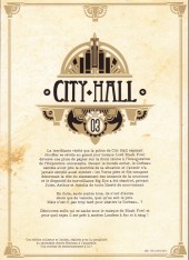 Verso de City Hall -3TL- Tome 3