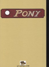 Verso de Pony -INT1- Intégrale n° 1