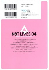 Verso de Not Lives -4- Volume 04