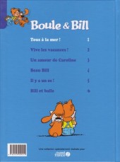 Verso de Boule et Bill -13- (Ouest France) -1- Tous à la mer !