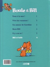 Verso de Boule et Bill -13- (Ouest France) -6- Bill et balle