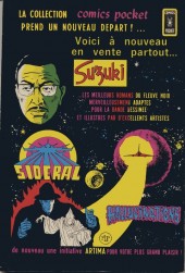 Verso de Sidéral (3e série - Arédit - Comics Pocket) (1981) -1- Le troisième bocal