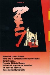 Verso de Akira (en italien) -1- L'Autostrada