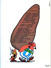 Verso de Astérix (en italien) -5- Asterix e il giro di gallia