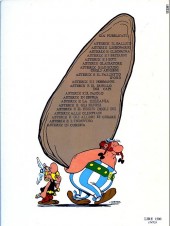 Verso de Astérix (en italien) -21- Asterix e il regalo di cesare