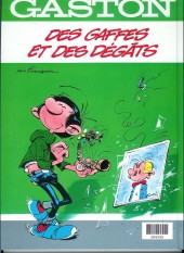 Verso de Gaston (France Loisirs - Album Double) -3- Le Lourd Passé de Lagaffe / Des gaffes et des dégâts