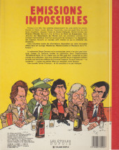 Verso de Les télé-Graphistes -7- Tome 5 2e série - Mystère à la télévision - Emissions impossibles