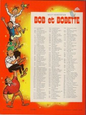 Verso de Bob et Bobette (3e Série Rouge) -124b1987- Le lit volant