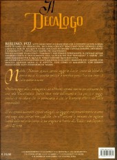 Verso de Decalogo (Il) -5- Il vendicatore