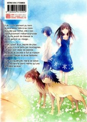 Verso de Les enfants Loups : Ame & Yuki -3- Tome 3