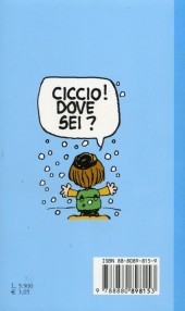 Verso de Peanuts (en italien, petit format) -31- Cercando te, charlie brown!