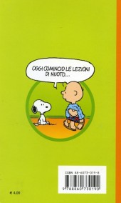 Verso de Peanuts (en italien, petit format) -50- Inutile imparare a nuotare da gatto... charlie brown