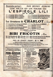 Verso de Charlot (SPE) -5a1931- Les Folles Équipées de Charlot