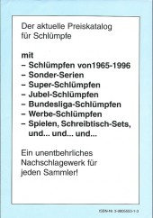 Verso de (DOC) Comicfiguren Preiskatalog - 1997/1998 Schlümpfe
