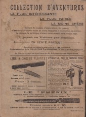 Verso de L'intrépide (1e série) -HS- Almanach de l'Intrépide 1921
