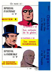 Verso de Mandrake (1re Série - Remparts) (Mondes Mystérieux - 1) -30- Le roi des contrebandiers 