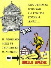 Verso de Tex (Mensile) -67- Mano gialla