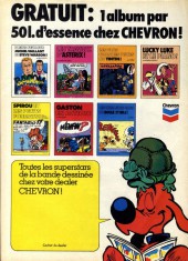 Verso de Boule et Bill -03- (Publicitaires) -Chevron- Les Meilleurs Gags de Boule et Bill !