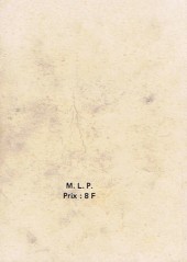 Verso de Mister No (Mon Journal) -Rec22- Album N°22 (du n°67 au n°69)