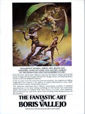 Verso de (AUT) Vallejo (en anglais) - The fantastic art of Boris Vallejo