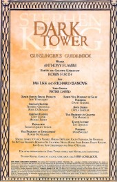 Verso de The dark Tower (TPB) -HS- Gunslinger's Guidebook