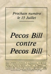 Verso de Pecos Bill (Aventures de) (Jeunesse et Vacances) -7- La plantation maudite