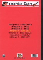 Verso de Désiré (L'Indésirable) -INT4- 1966 - 1967