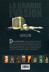 Verso de La grande évasion (chez Delcourt) -7- Asylum