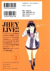Verso de Jhey Live!! -3- Volume 3