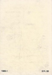Verso de Long Rifle -Rec01- Album N°1 (du n°1 au n°3)